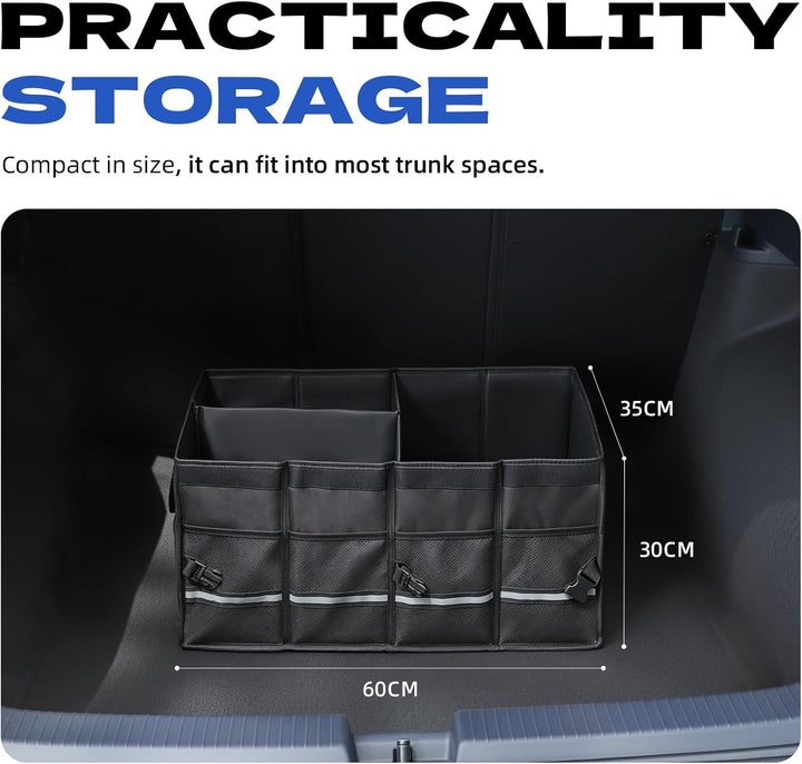 Trunk Storage Bag 60 * 35 * 30cm Suitable for all vehicle models, easy to use, and well-designed cam