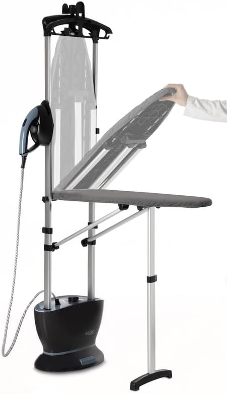 2-in-1 Dampfglätter mit Bügeltisch – All-in-One Gerät 2400W, 4 bar, 50 g/min – Vertikales & Horizont