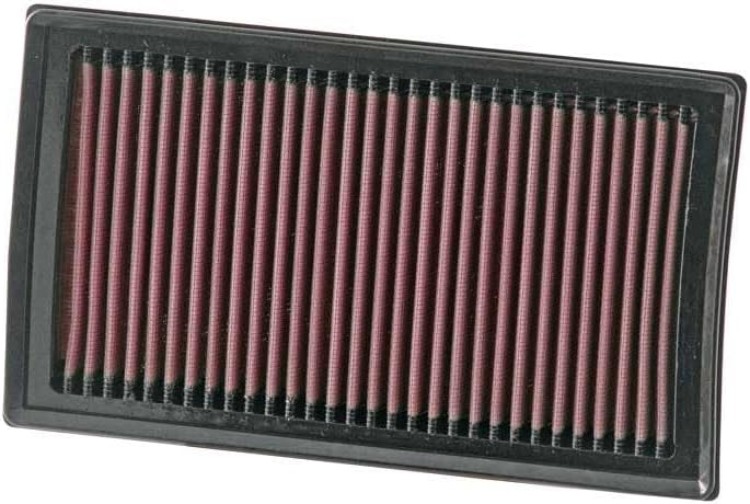 K&N 33-2927 Motorluftfilter: Hochleistung, Prämie, Abwaschbar, Ersatzfilter,Erhöhte Leistung, 2003-2