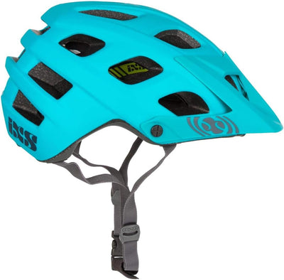 IXS Enduro MTB-Helm Trail EVO Grape Lagunenfarben ML (58-62cm), Lagunenfarben ML (58-62cm)