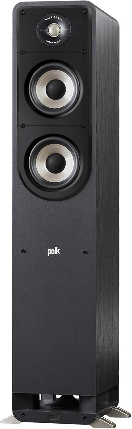 Polk Audio Signature S50E Standlautsprecher, HiFi Lautsprecher für Musik und Heimkino Sound, passive