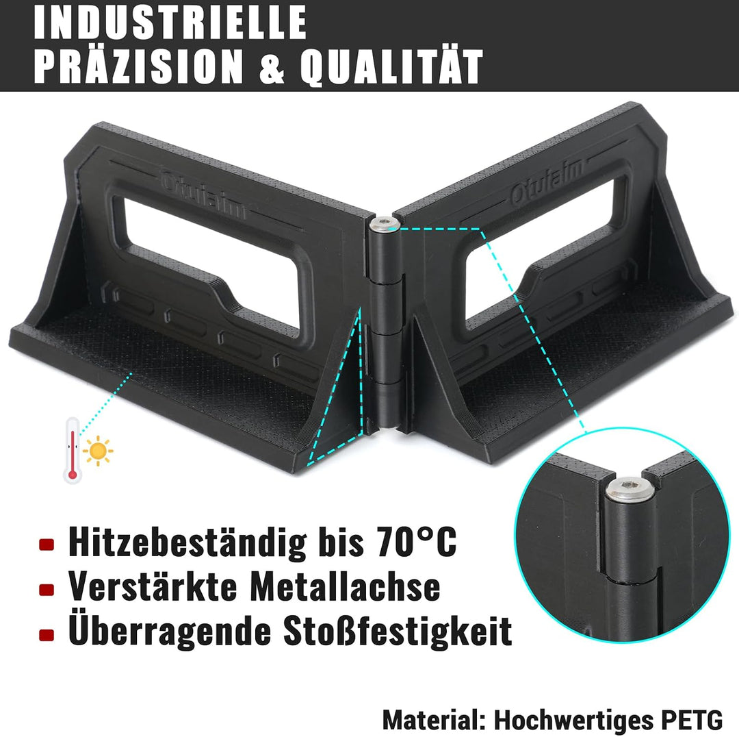 Mehrzweck Kofferraum Organizer & Gepäckfixierung - 50° bis 210° Verstellbare Halterung - Robustes PE
