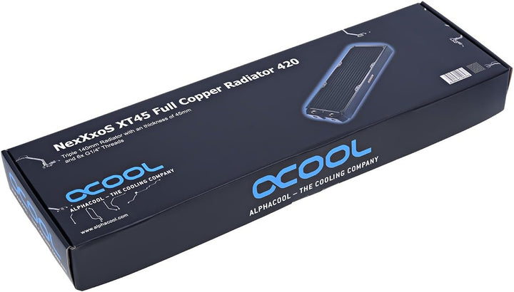 Alphacool 14170 NexXxoS XT45 Full Copper 420mm Radiator Wasserkühlung Radiatoren