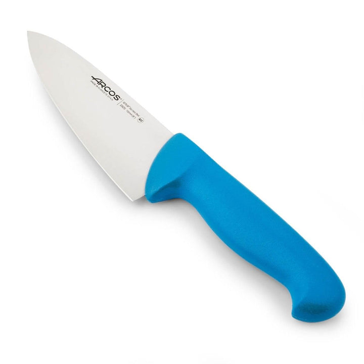 Arcos Kochmesser aus Nitrum Edelstahl 15 cm - Griff aus Polypropylen, Ideal für Köche - Blau, Serie