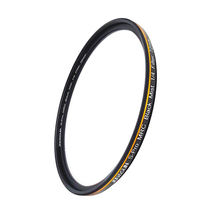 JONGSUN S-Pro MRC Black Mist 1/4 Filter 72mm, Schwarzer Soft Pastell Traum Film Spezialeffekte Filte