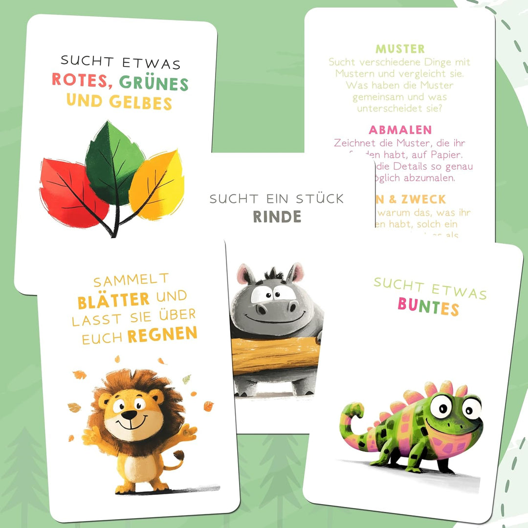 TWIVEE - Schatzsuchekarten - Finde es Suchspiel - Gefunden Outdoor Suchspiel Kinder - Spiele ab 3, 4
