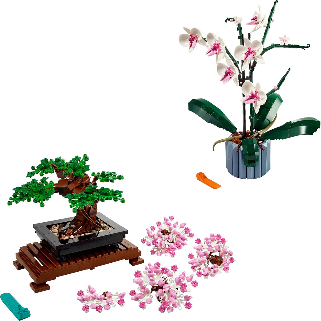 LEGO 10311 Icons Orchidee Set für Erwachsene zum Basteln von Zimmerdeko mit künstlichen Pflanzen, Bo