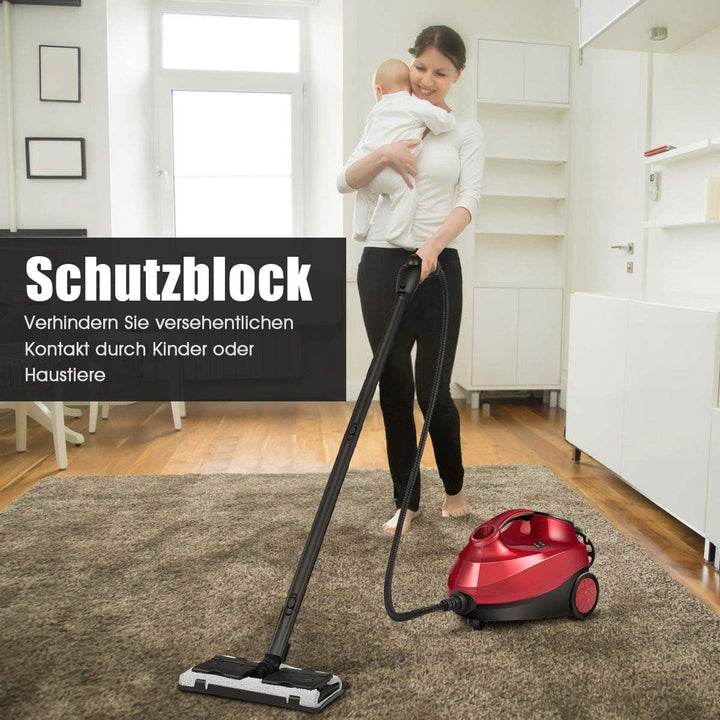 GOPLUS Dampfreiniger, Dampfdruck: max. 4,0 bar, variabler Dampf, Aufheizzeit: 5 Min., Leistung: 2000