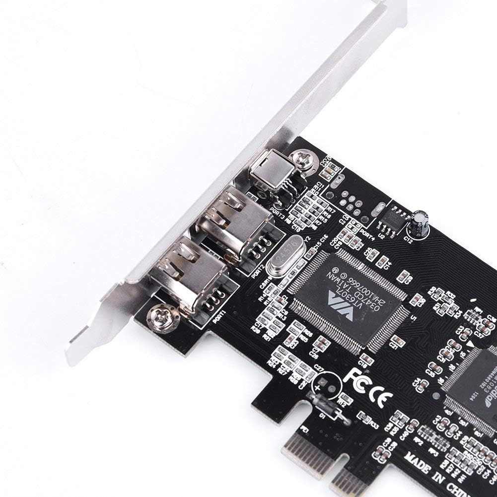 ASHATA PCI Express Karte,IEEE 1394b PCIe Firewire Karte PCI-E PCI Express FireWire Controller Karte