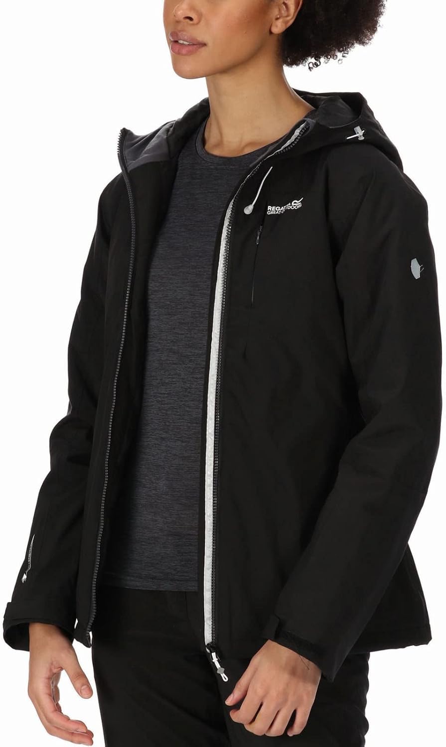 Regatta Damen Highton Striii Jackets Waterproof Insulated 34 Schwarz, 34 Schwarz