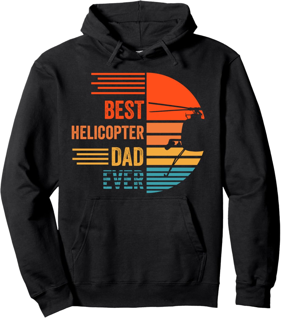 Bester Hubschrauber Dad Ever Helikopter Papa Vatertag Pullover Hoodie