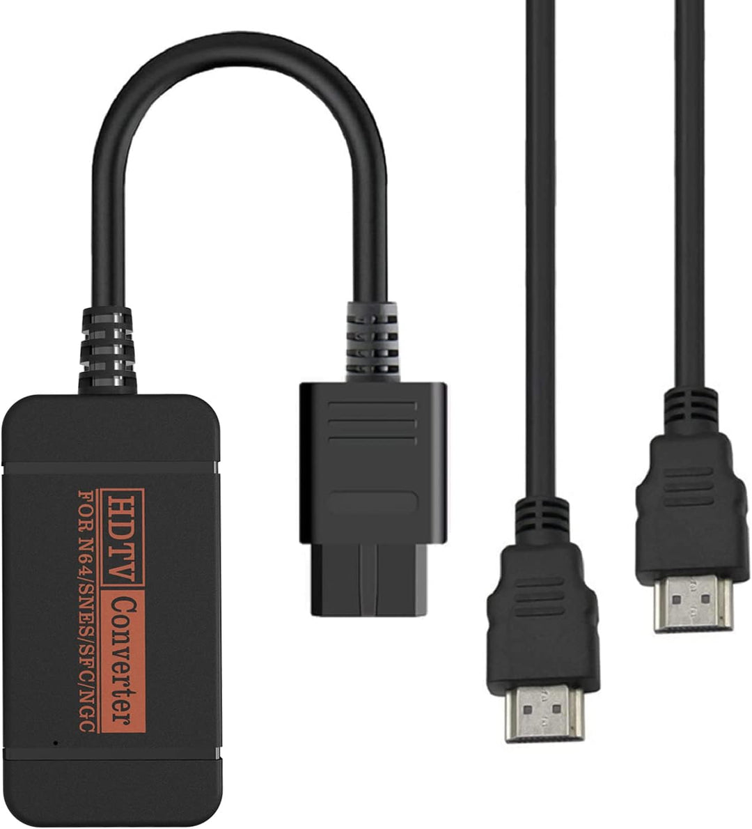 yoxxzus N64 HDMI Adapter, HDMI Konverter mit HDMI Kabel für N64/Gamecube/SNES