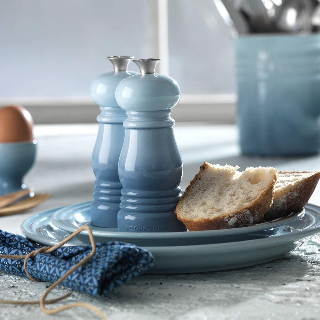 Le Creuset Kleines Mühlenset, Salz- und Pfeffermühle, ABS-Kunststoff, Je 5 x 5 x 12,1 cm, Keramik-Ma