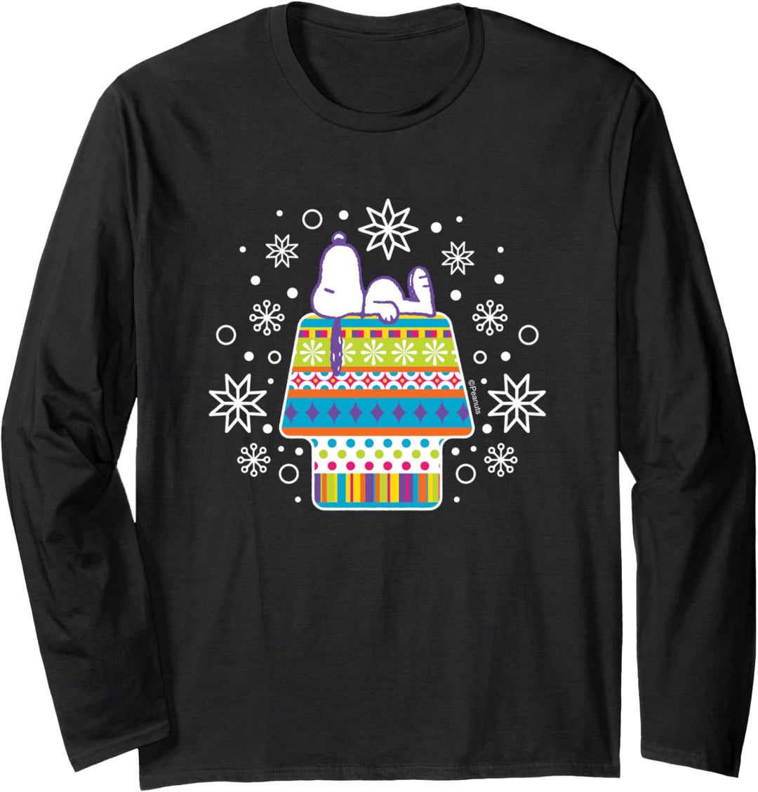 Peanuts - Snoopy Christmas Scandinavian Theme Langarmshirt