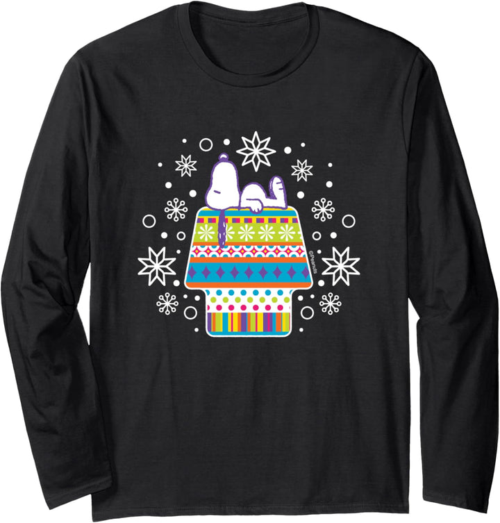Peanuts - Snoopy Christmas Scandinavian Theme Langarmshirt