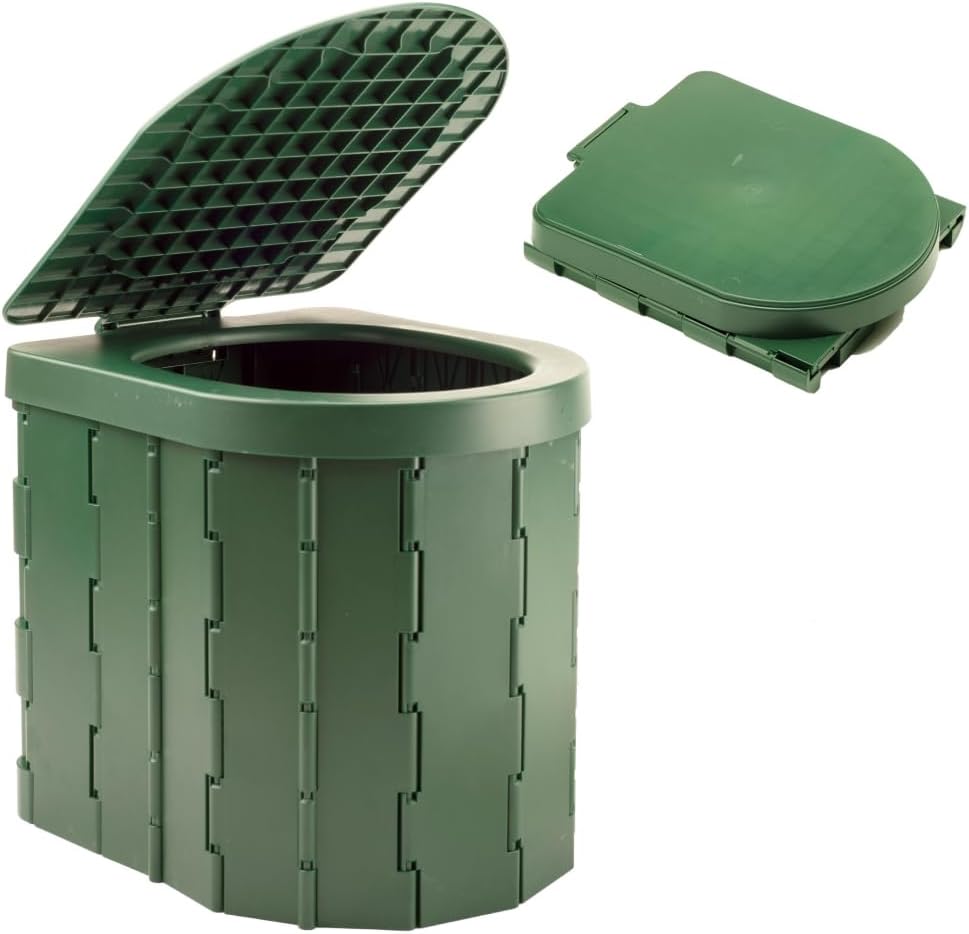 KINSPORY Campingtoilette, Mobile Toilette, Trenntoilette, Tragbare Toilette für Draussen oder Drinne