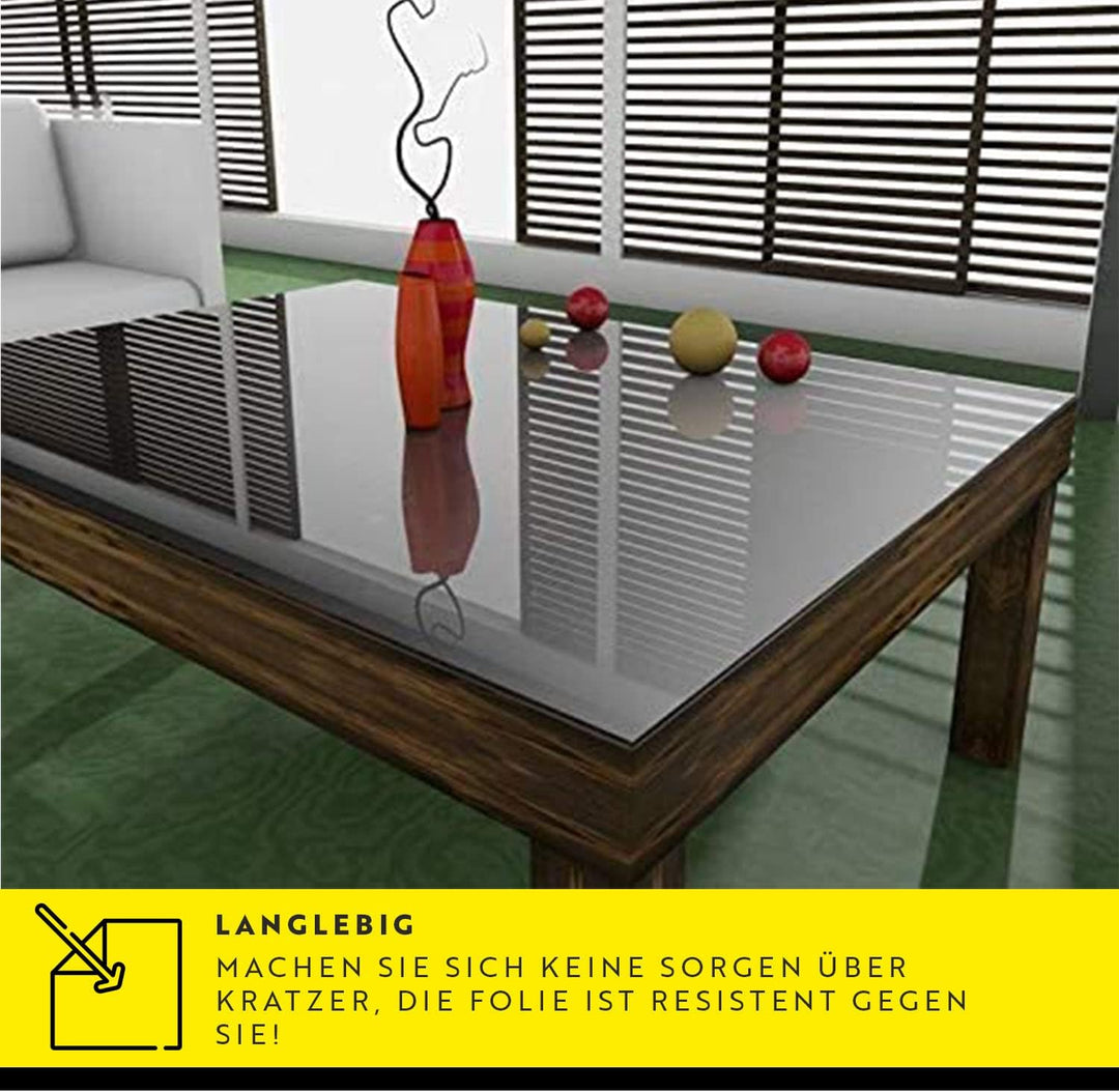 1 mm x 140 cm breit Transparente Starke Flexible Folie zum Schutz vor Wind, Regen, Staub, 10m 140 cm