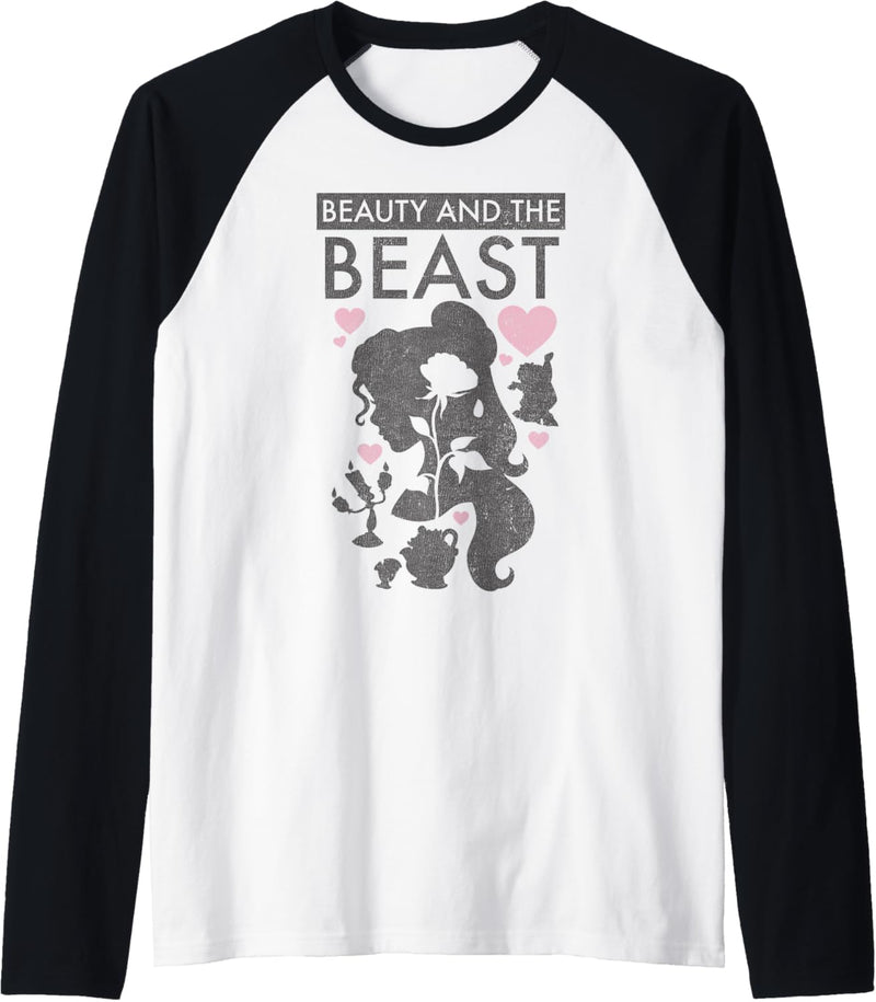 Disney Beauty & The Beast Belle Silhouette Raglan