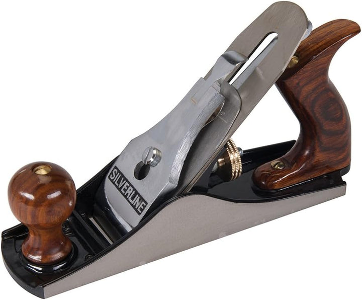 Silverline 633465 Handhobel, Nr. 4 Hobelmesser: 50 x 2 mm Single, Single