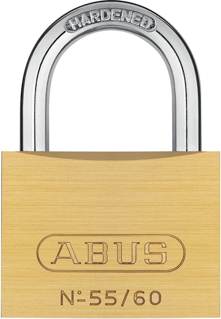 Abus 60028595 Messing-Hangschloss 1 Stück 60mm Verschiedenschliessend, 1 Stück 60mm Verschiedenschli