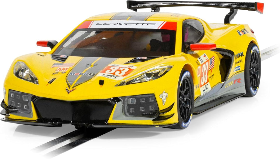 Scalextric Cars – C4558 Chevrolet Corvette C8R – Lemans GTE AM Winner 2023 – Spielzeug-Schlitzauto z