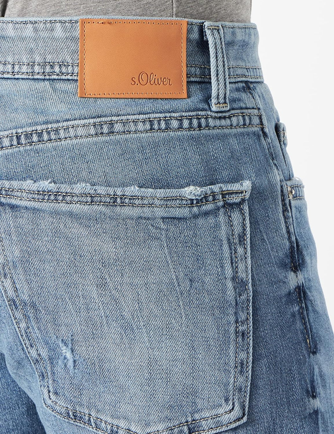 s.Oliver Herren Pants 36W / 32L Light Blue Stretch, 36W / 32L Light Blue Stretch