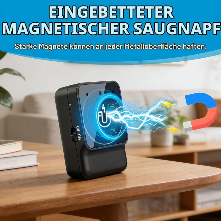 64GB Diktiergerät Mini, Spion Abhörgerät, Voice Recorder mit Rauschunterdrückung, One Touch Diktierg