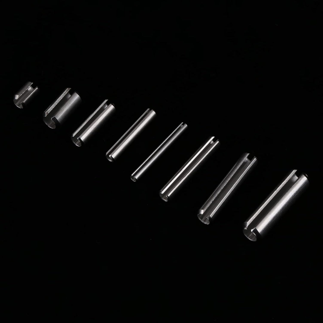 280pcs Spannstifte Federstift Hohlsplinte M1,5 M2 M2,5 M3 M4 M5 M6 M8 Edelstahl Feder Spannhülsen Se