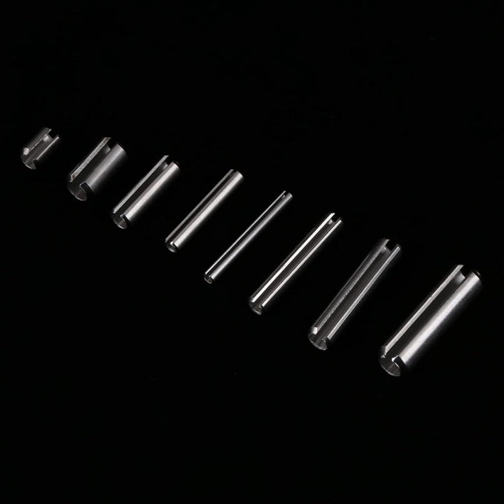 280pcs Spannstifte Federstift Hohlsplinte M1,5 M2 M2,5 M3 M4 M5 M6 M8 Edelstahl Feder Spannhülsen Se