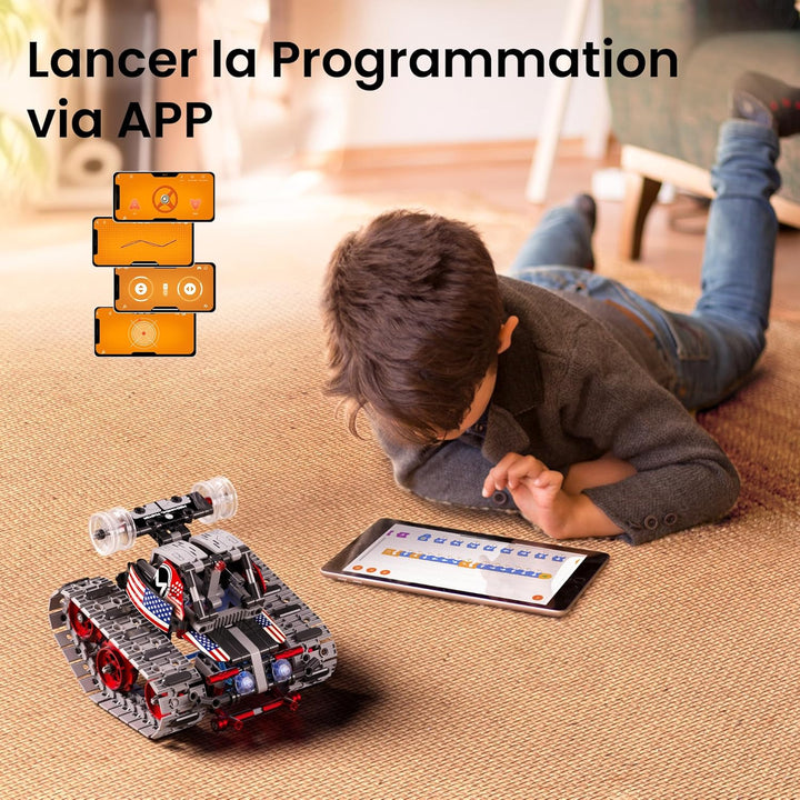 Sillbird Ferngesteuerte Roboter für Kinder, RC-Robotik, 4-in-1, Konstruktionsspielzeug mit kreativer