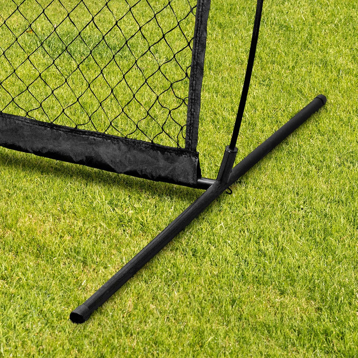 FORZA American Football Training Quarterback Netz - 2,4m x 2,4m tragbares QB Solo Trainer Fussball m