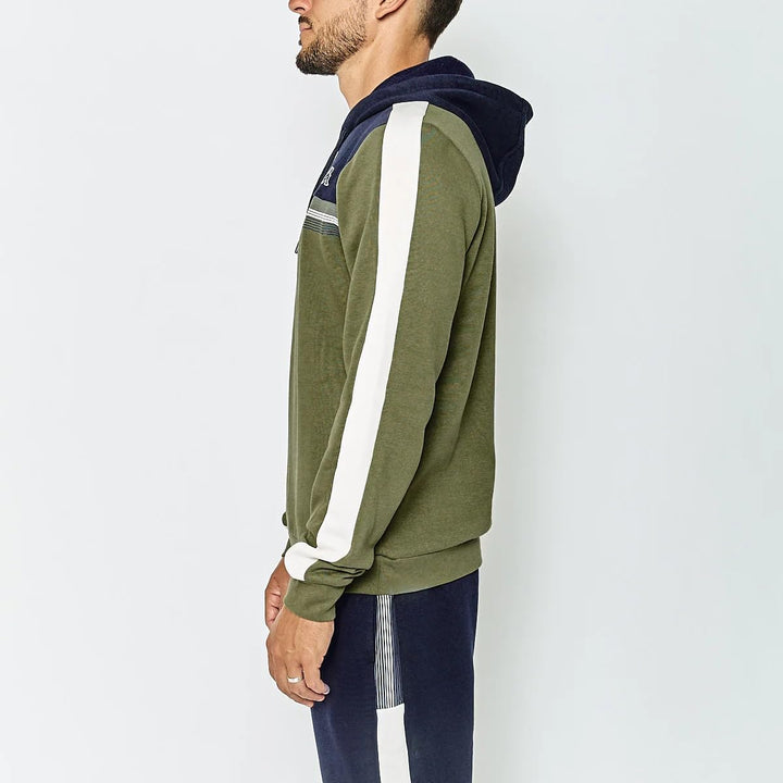 Kappa Herren Imagin Active Man Sweatshirt XXL Grün/Blau, XXL Grün/Blau