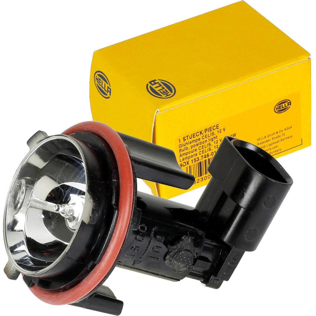 HELLA 9DX 153 746-011 Glühlampe - H10W - 12V - 10W - Sockelausführung: BA9s Single, Single