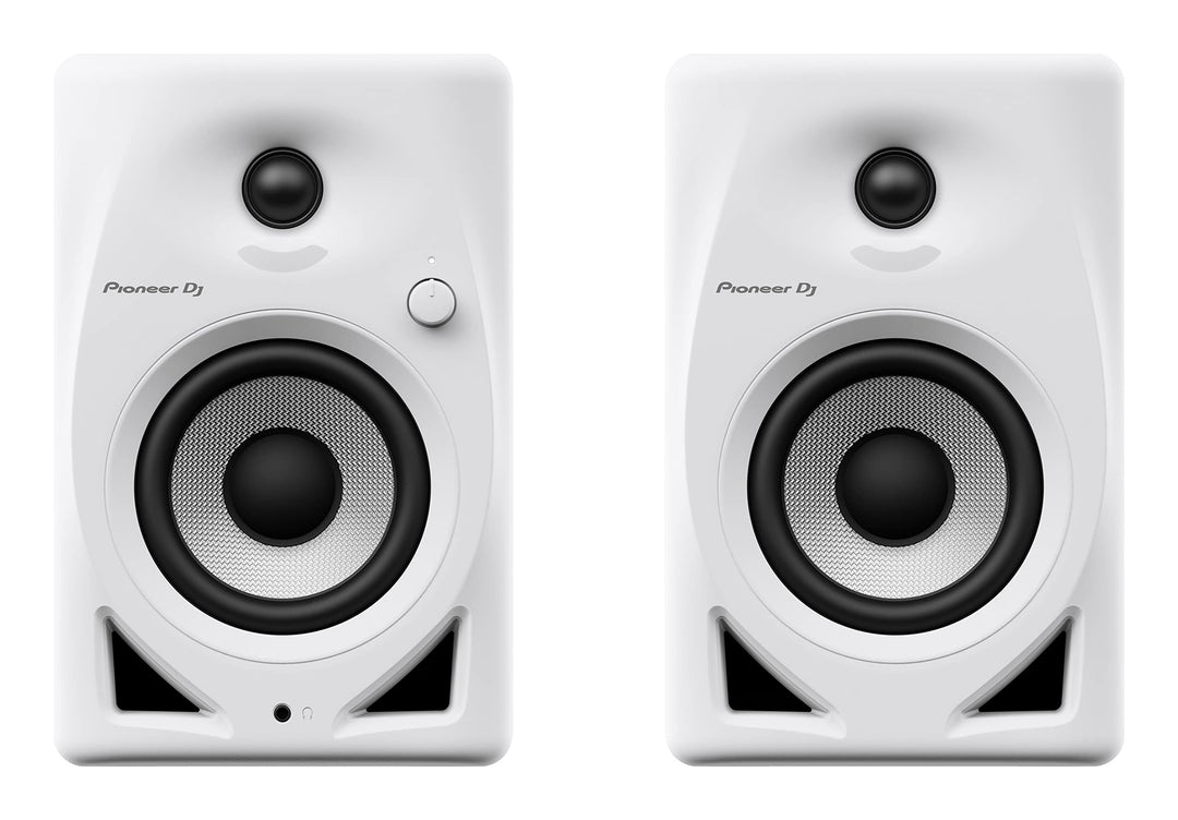 Pioneer DJ DM-40D-W 4" Desktopmonitorsystem (weiss) 4'' Lautsprecher Verdrahtet Weiss, 4'' Lautsprec