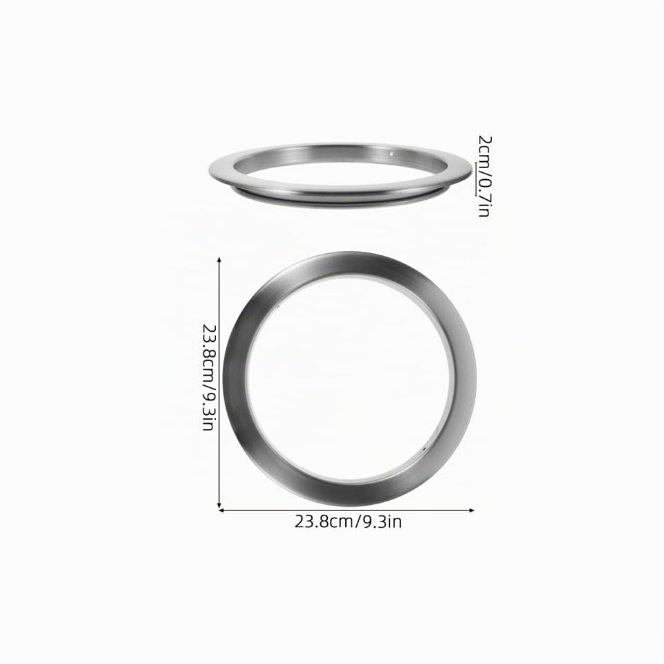Eingelassener Edelstahl Müllschacht Ring Einfache Bedienung Langlebig Integrierbar Eingebauter Küche