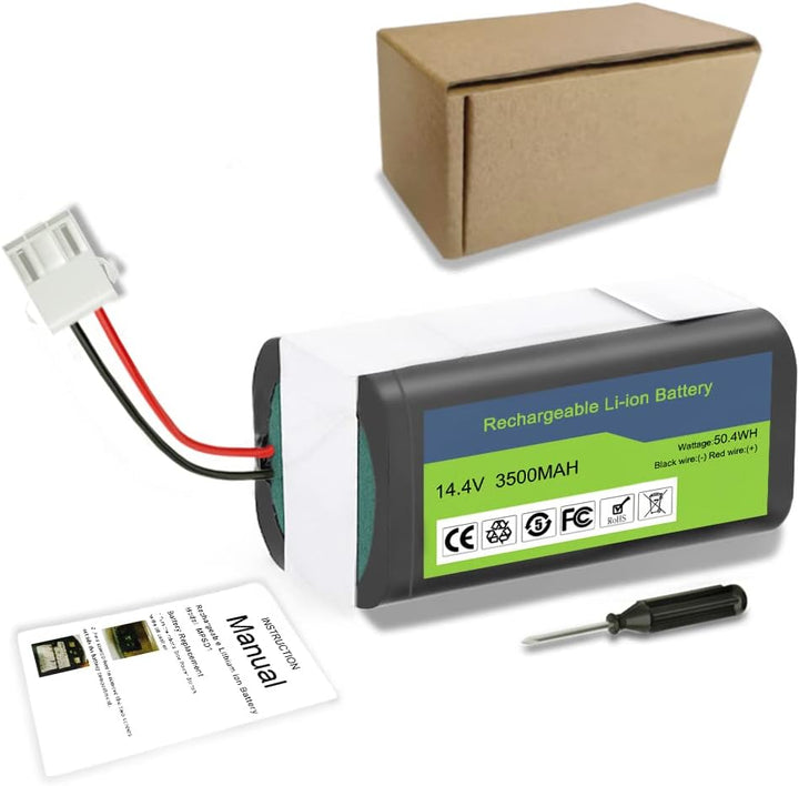 14.4V 3500mAh Ersatzakku Kompatibel mit Ecovacs Deebot N79 N79S DN622, für RoboVac 11 11S 11S MAX 12