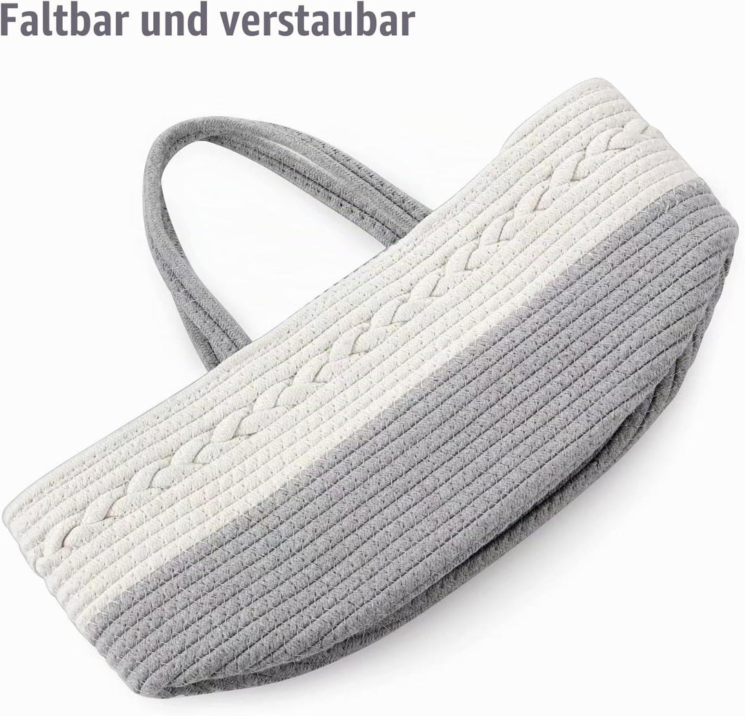 PandaEar Baby-Wickeltasche für Jungen und Mädchen, tragbarer Baby-Wickelkorb, Reise-Baumwollseil, Wi