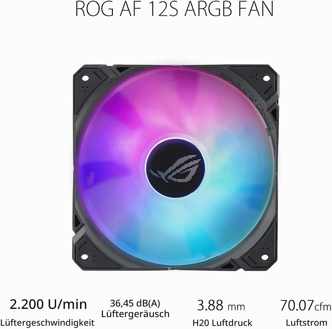 ASUS ROG Ryuo III 240 RGB All-in-One-Flüssig-CPU-Kühler (2x adressierbare 120 mm ARGB Radiatorlüfter