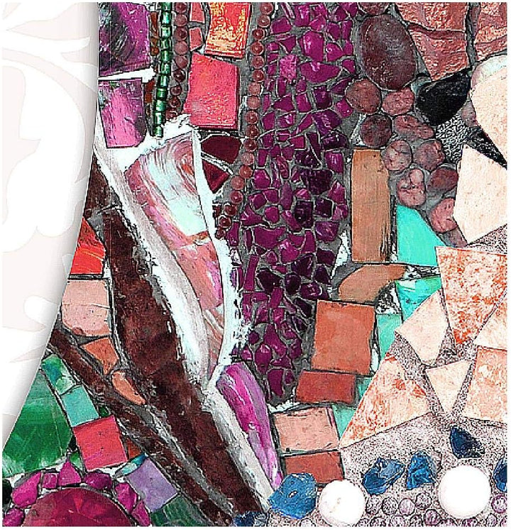 Runa Art Wandbilder Gustav Klimt Baum des Lebens Bild XXL Wohnzimmer Rosa Abstrakt Kunst 120 x 80 cm