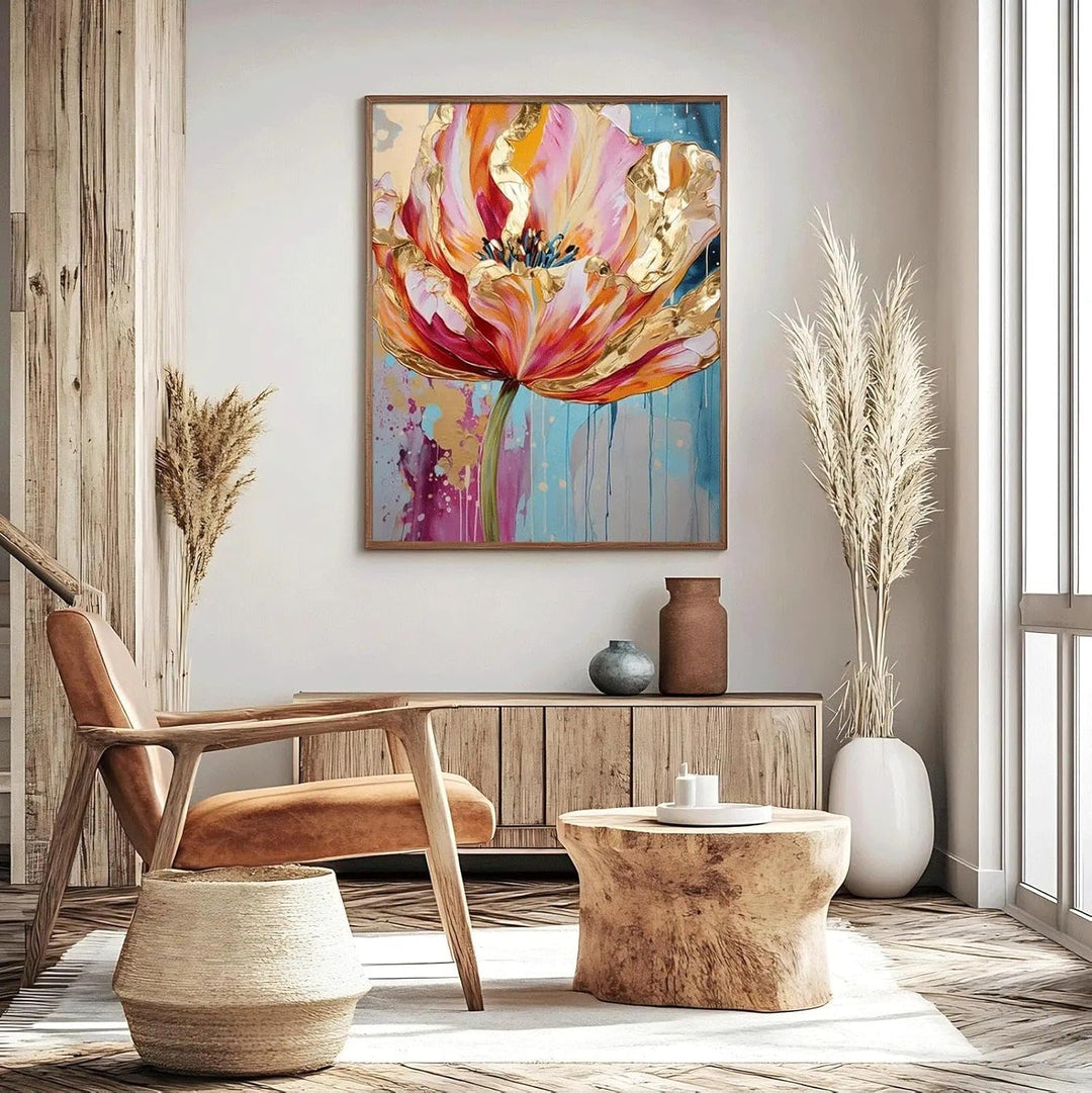 JATOK 3 Stück Malen Nach Zahlen Erwachsene, DIY Blumen Gemälde für Anfänger, Handgemalt Ölgemälde Le