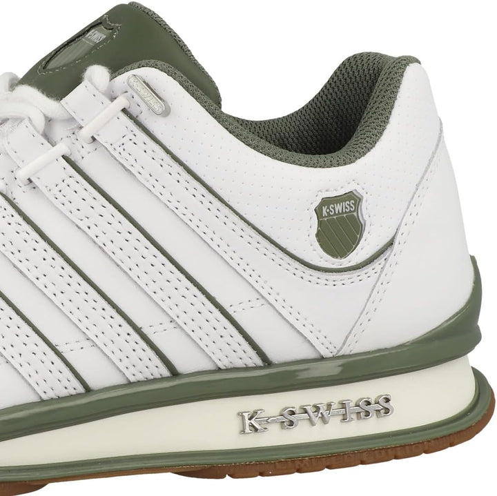 K-Swiss Rinzler SP 02283-088-M Herren Sneaker 40 EU White Deep Lichen Gum, 40 EU White Deep Lichen G