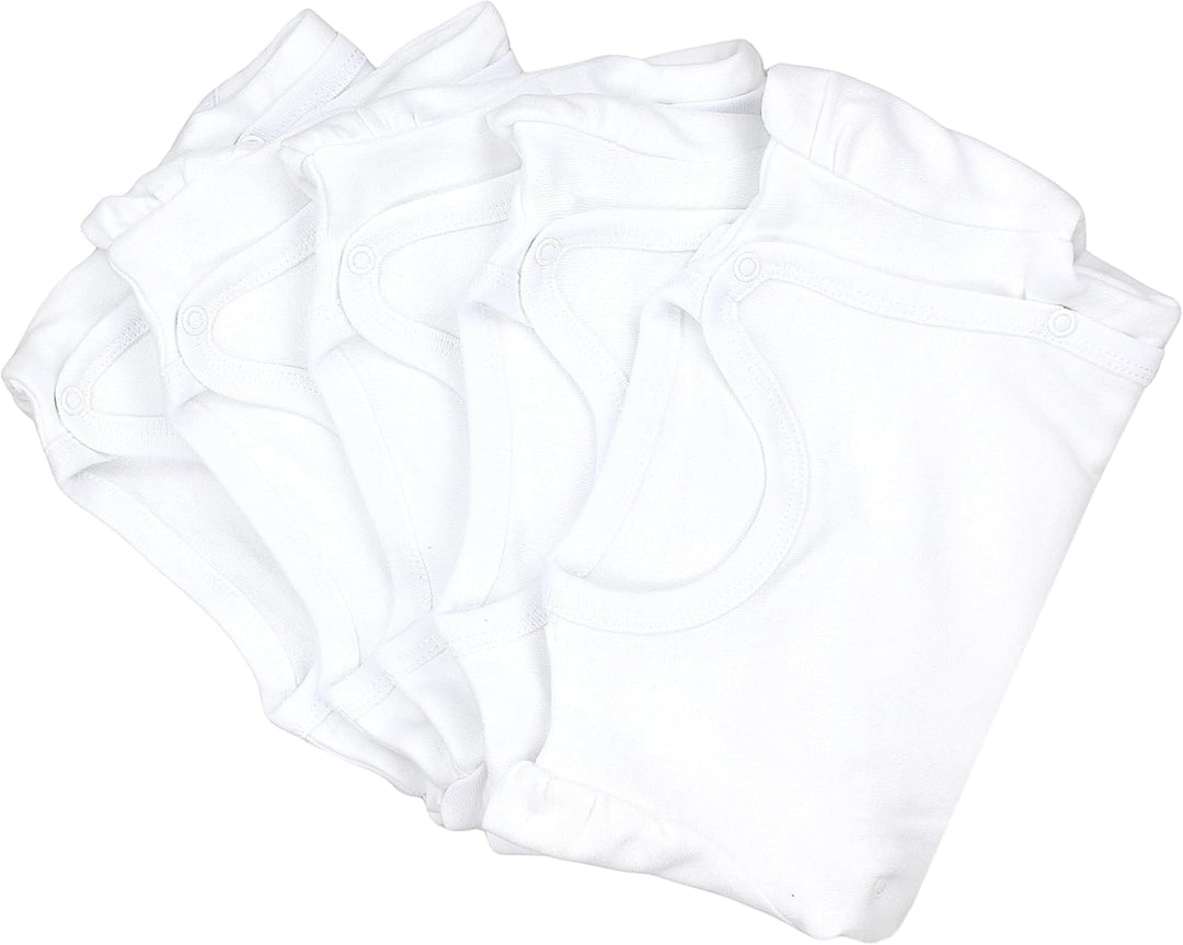 TupTam Baby Body Mädchen 5er Set – Kurzarm Wickelbody aus Baumwolle mit Print, Atmungsaktiv und Haut