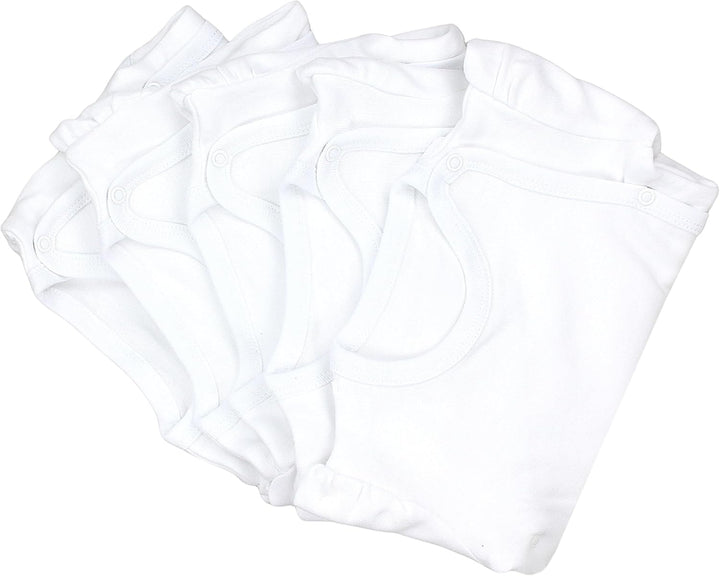 TupTam Baby Body Mädchen 5er Set – Kurzarm Wickelbody aus Baumwolle mit Print, Atmungsaktiv und Haut