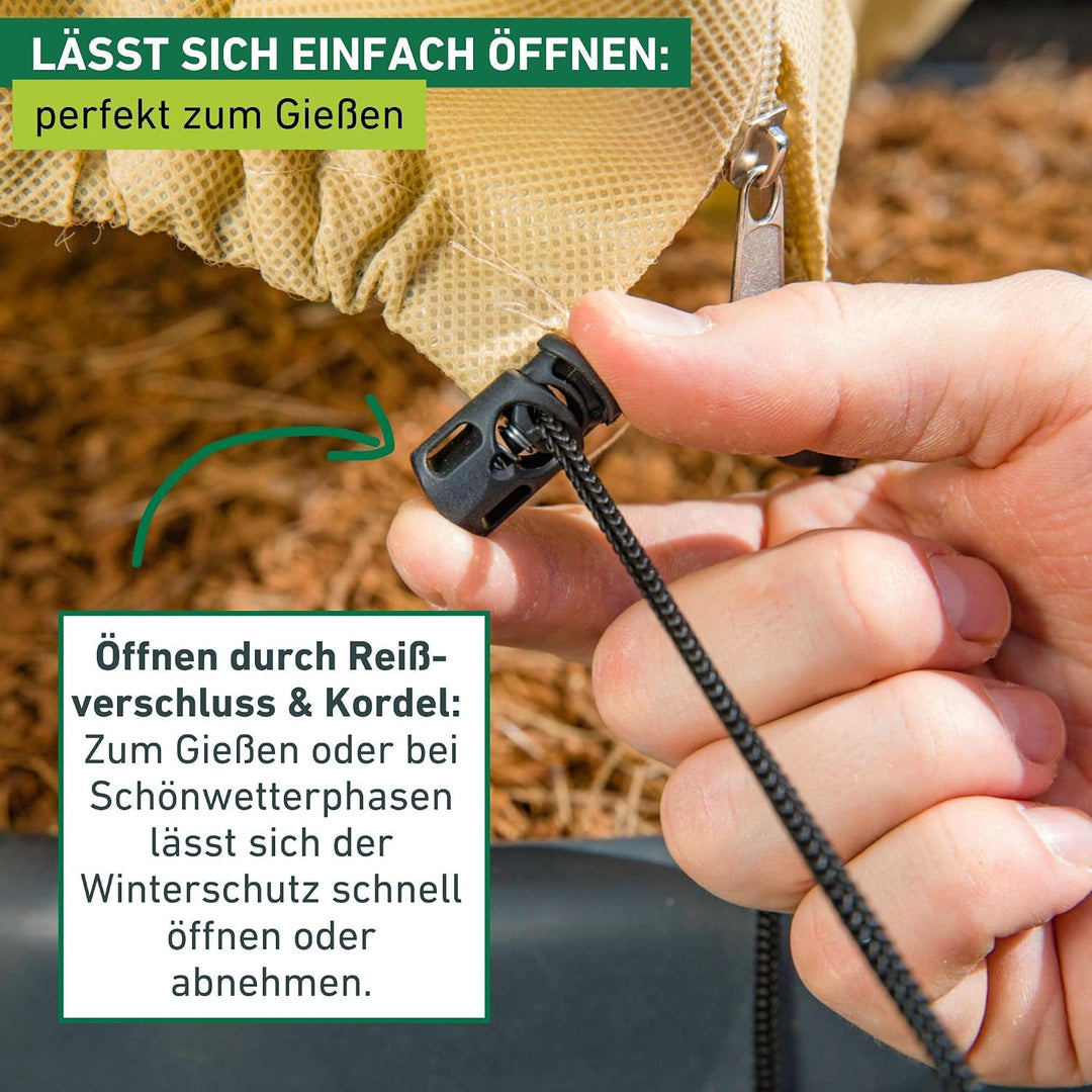 Windhager Winter-Vlieshaube Superprotect XXXL, Kälteschutz, Frostschutz für Pflanzen, Abdeckvlies, 3
