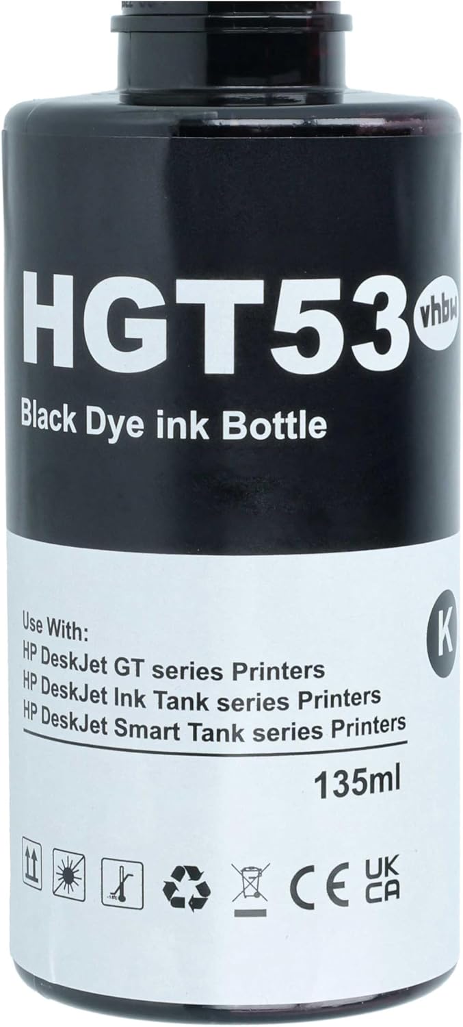vhbw 4X Nachfülltinte kompatibel mit HP Smart Tank 419 | 415, 5105, 455, 450, 319, 315, 457 Drucker