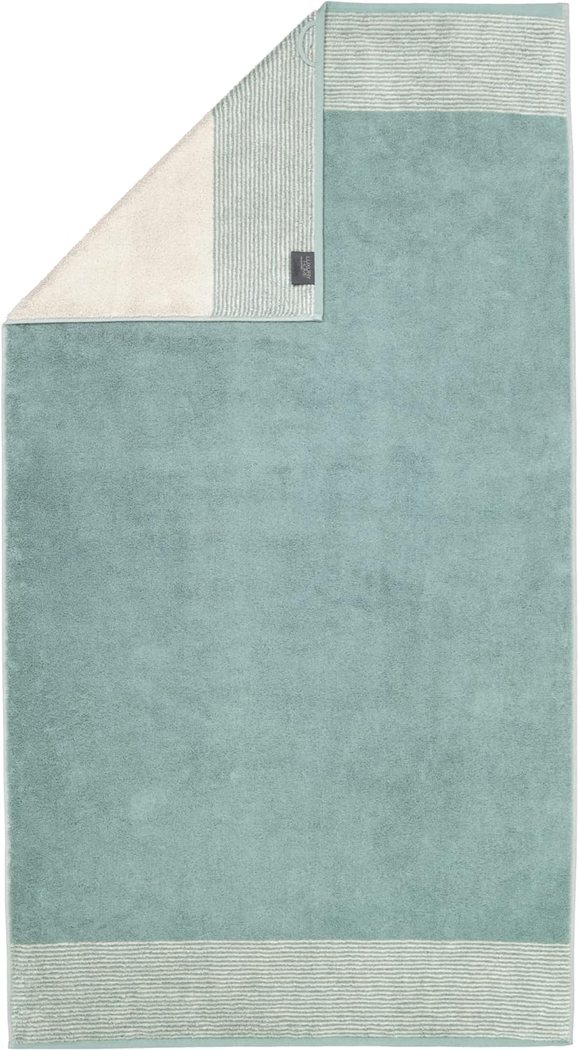 CAWÖ Home Handtücher Luxury Home Two-Tone 590 Salbei - 43 Duschtuch 80x150 cm, Duschtuch 80x150 cm
