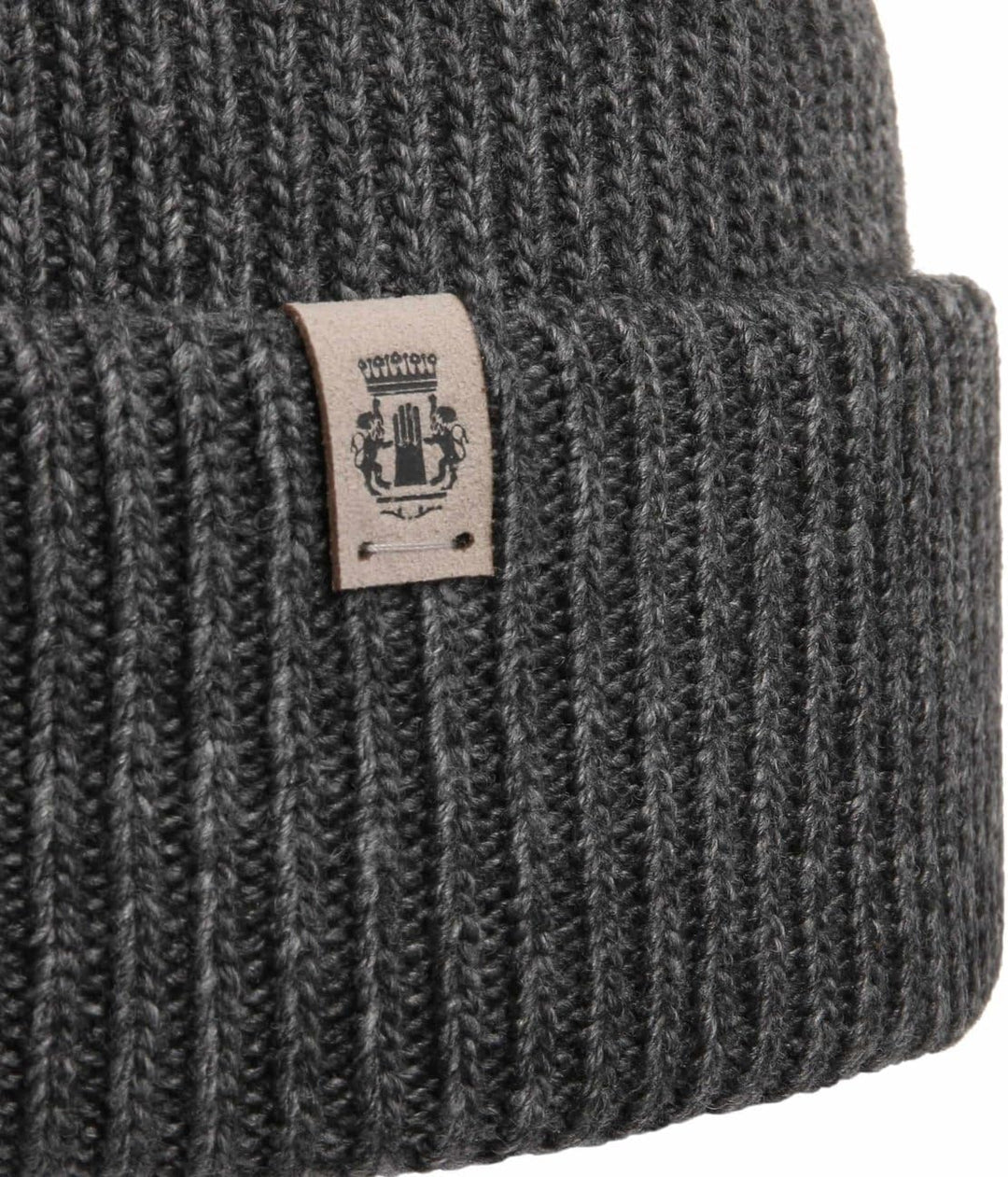 Roeckl Damen Essentials Umschlagmuetze Mütze 53-59 Anthrazit, 53-59 Anthrazit