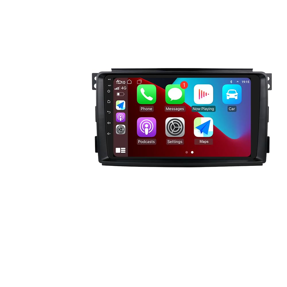 Android 14 9-Zoll-Autoradio für Smart fortwo 451 2005 2006 2007 2008 2009 2010 unterstützt kabellose