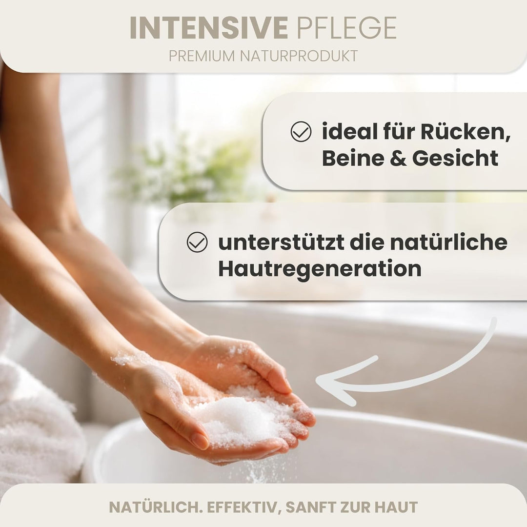 HAF® Premium Totes Meer Peelingsalz für empfindliche &amp; trockene Haut | 1-25 kg | Salz Peeling 100% n