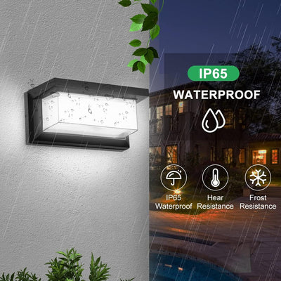 18W LED Wandleuchte Aussen Wandlampe Aussenleuchte Wasserdicht IP65 Aussenlampe Anthrazit LED Aussen